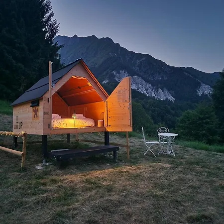 Luxury tent Starsbox - La Vrata Gialla Montemaggiore (Taipana, Udine)